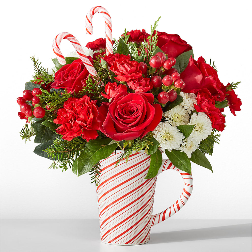 Peppermint Swirl Mug – Karnation Korner Florist, Dunedin FL