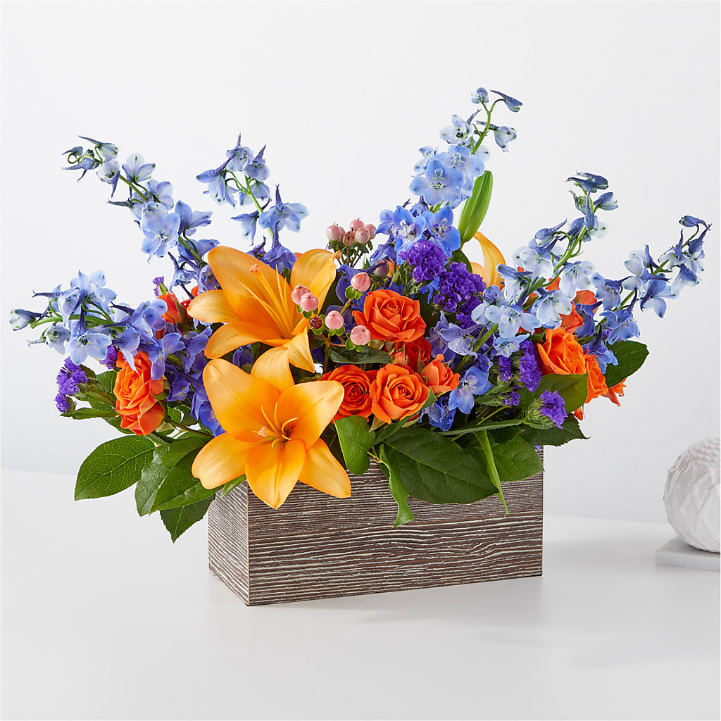 Radiant Citrus Box Bouquet – Karnation Korner Florist, Dunedin FL
