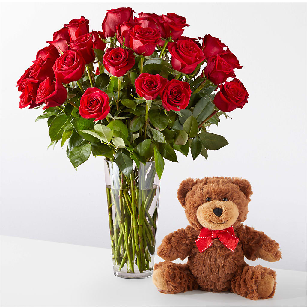 Romantic Long Stem Red Rose Bouquet Bundles – Karnation Korner Florist, Dunedin FL