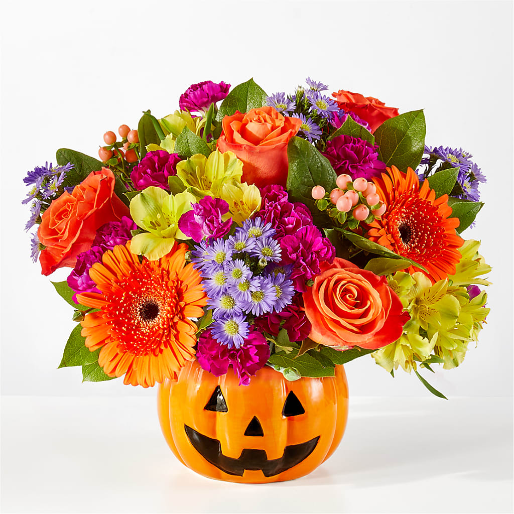 Tricks & Treats Pumpkin – Karnation Korner Florist, Dunedin FL