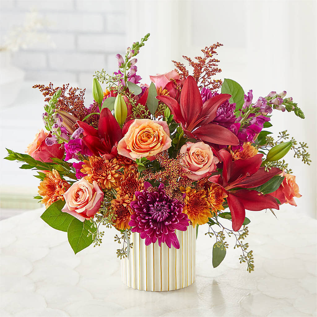 Burgundy Landscape Bouquet – Karnation Korner Florist, Dunedin FL