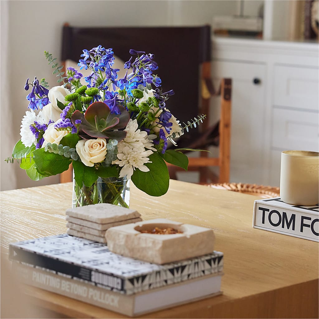 Cerulean Waves Bouquet – Karnation Korner Florist, Dunedin FL