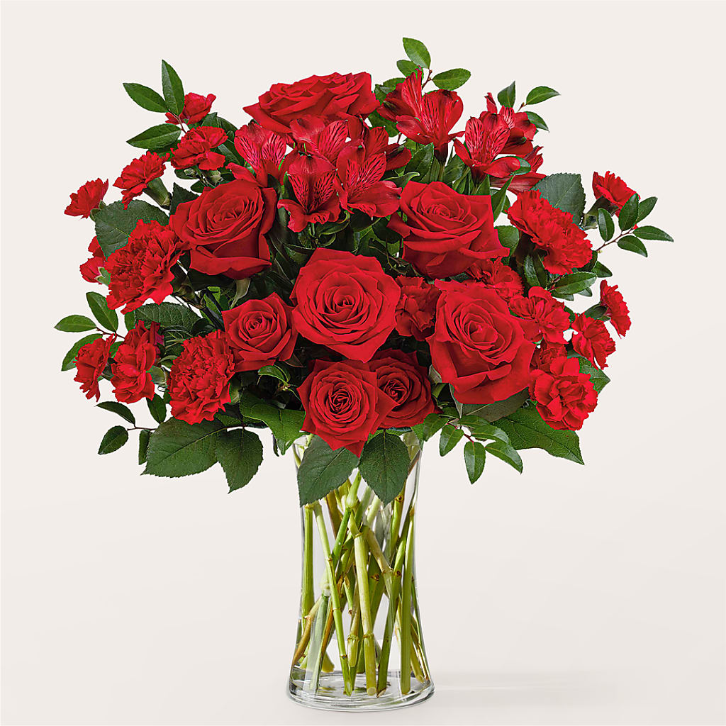 Brilliant Ruby Bouquet – Karnation Korner Florist, Dunedin FL