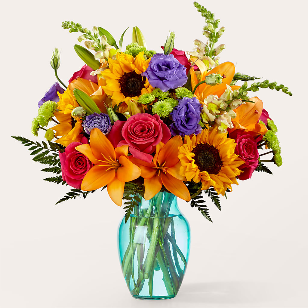 Double Rainbow Bouquet – Karnation Korner Florist, Dunedin FL