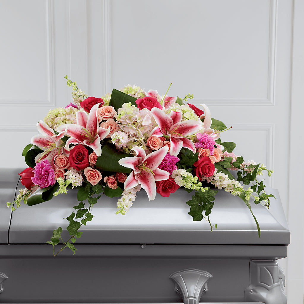 Splendid Grace Casket Spray – Karnation Korner Florist, Dunedin FL