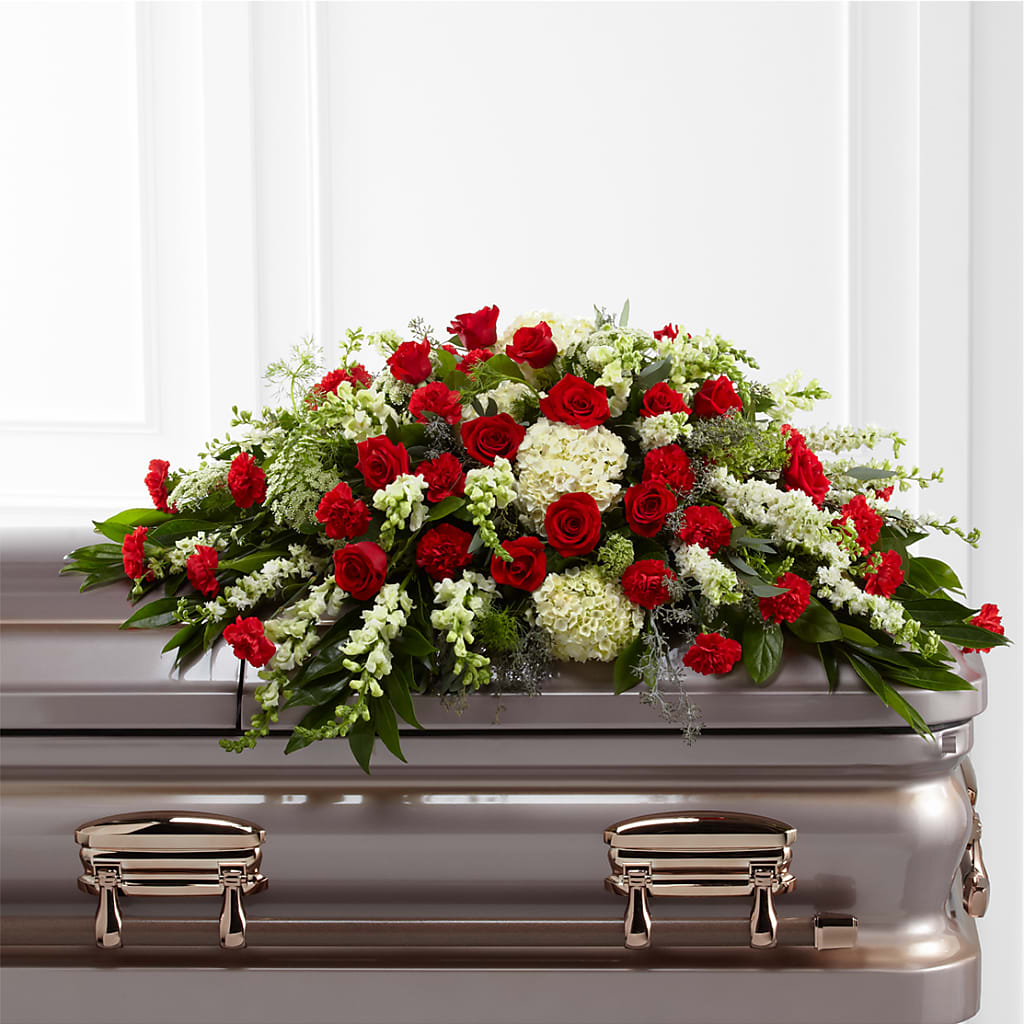 Sincerity Casket Spray – Karnation Korner Florist, Dunedin FL