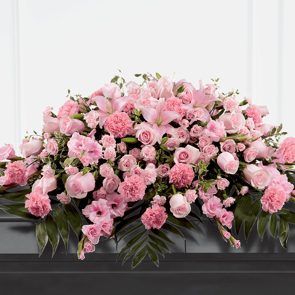 Garden of Comfort Casket Spray (Standard) – Karnation Korner Florist, Dunedin FL