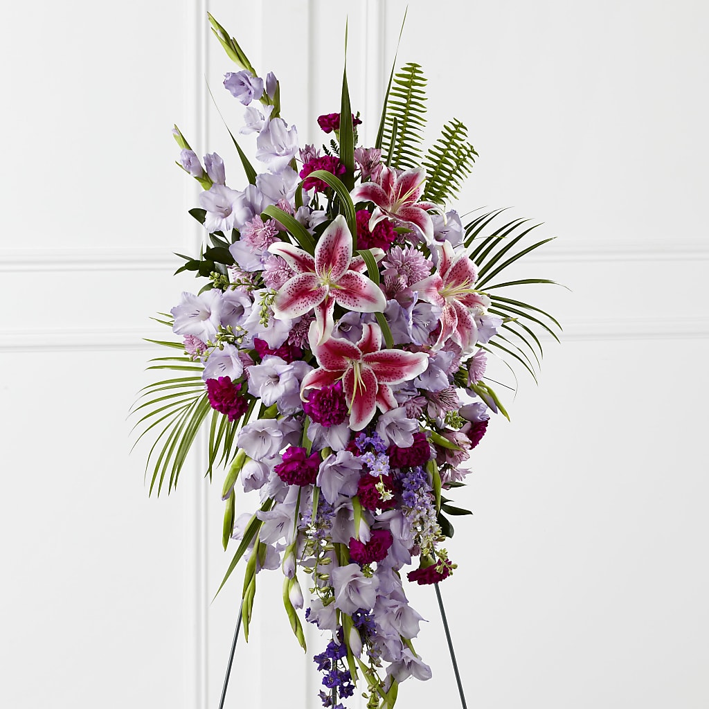 Tender Touch Standing Spray – Karnation Korner Florist, Dunedin FL