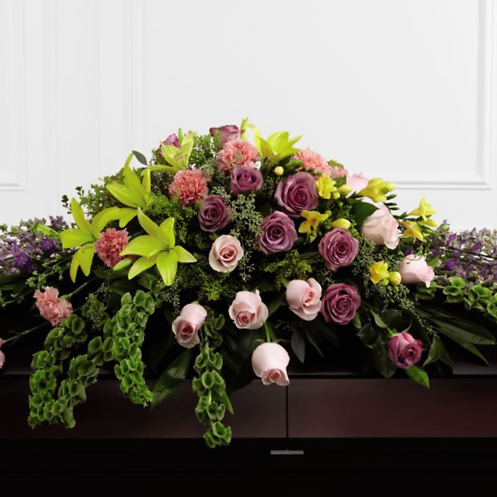 Forever Beloved Casket Spray – Karnation Korner Florist, Dunedin FL