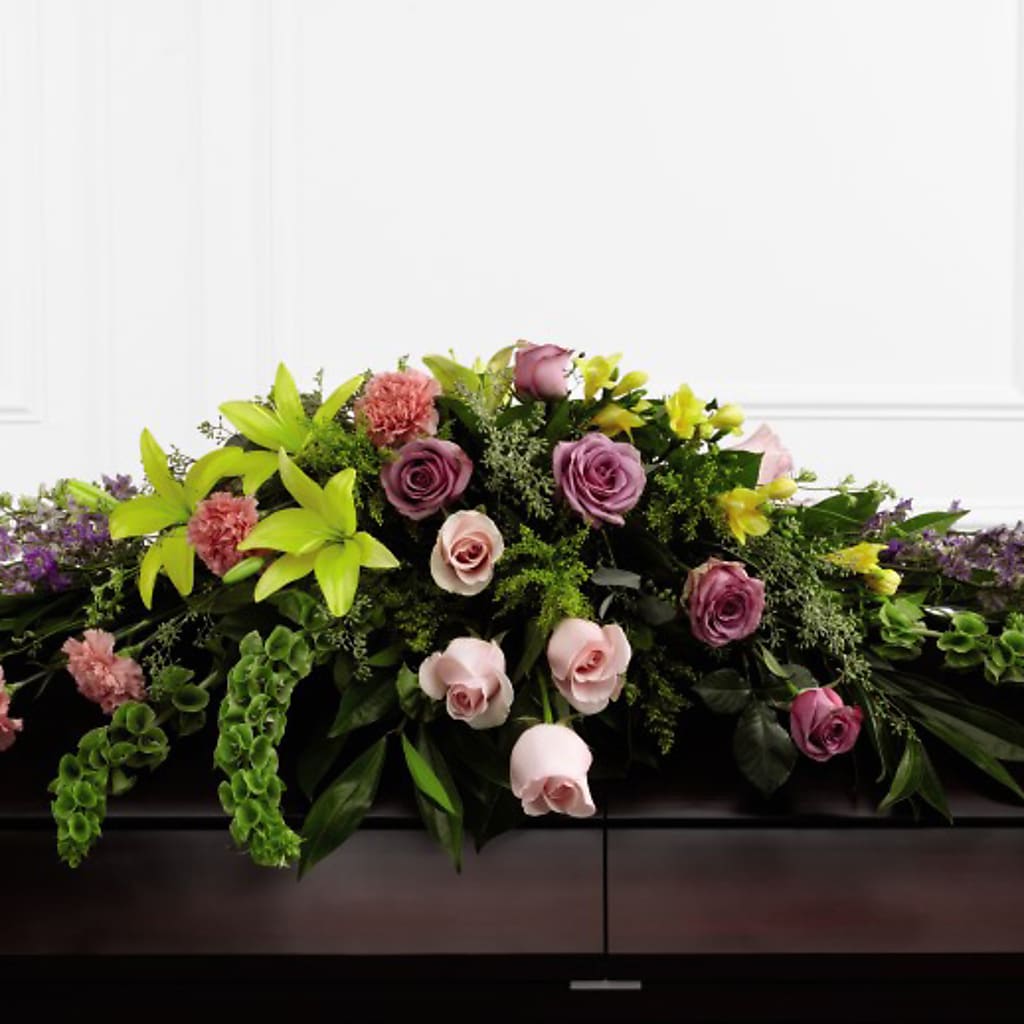 Forever Beloved Casket Spray – Karnation Korner Florist, Dunedin FL