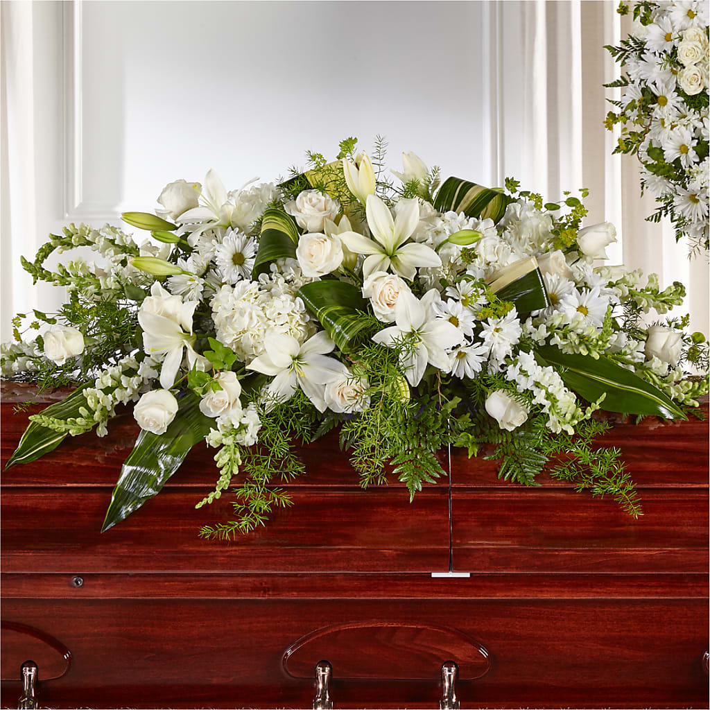 Abundance Casket Spray – Karnation Korner Florist, Dunedin FL