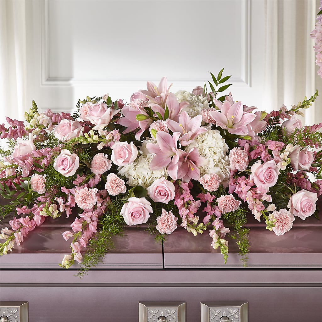 Life & Remembrance Casket Spray – Karnation Korner Florist, Dunedin FL