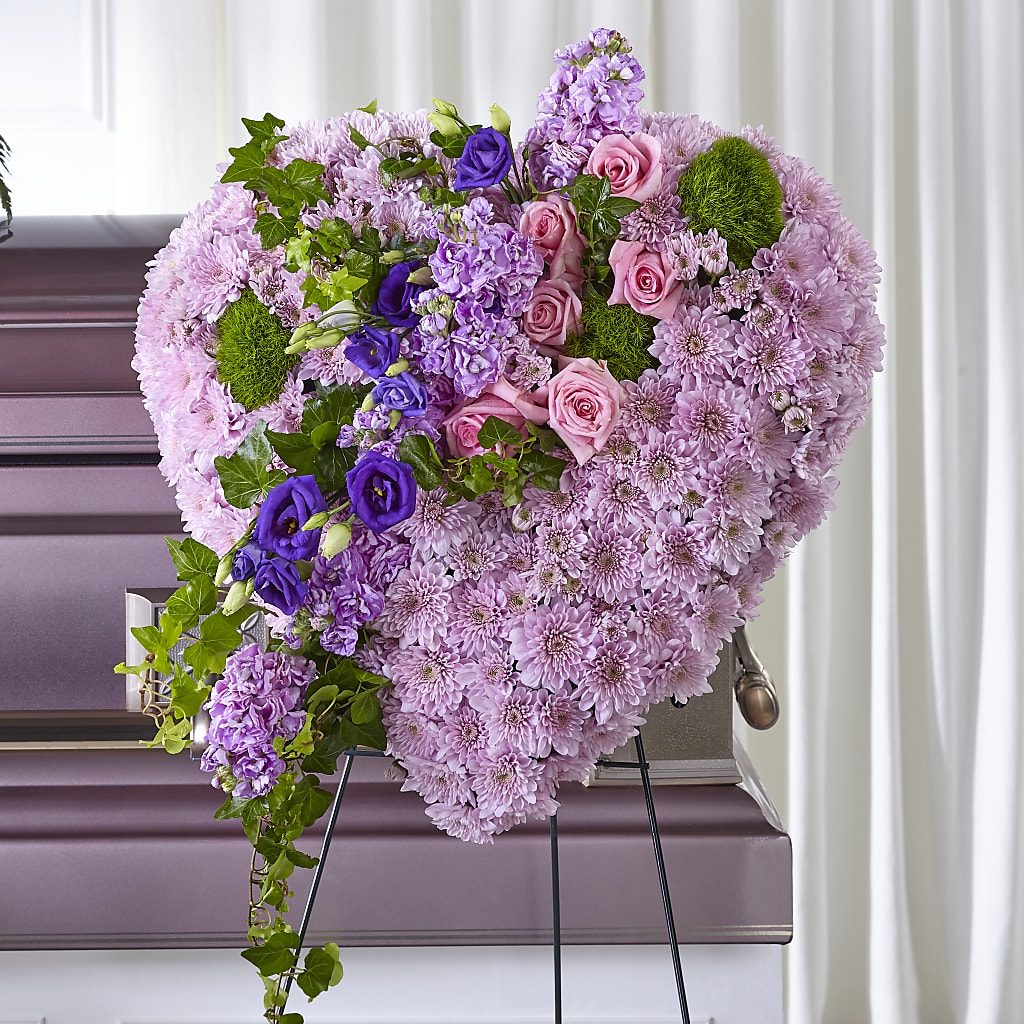 Treasured Love Standing Heart – Karnation Korner Florist, Dunedin FL