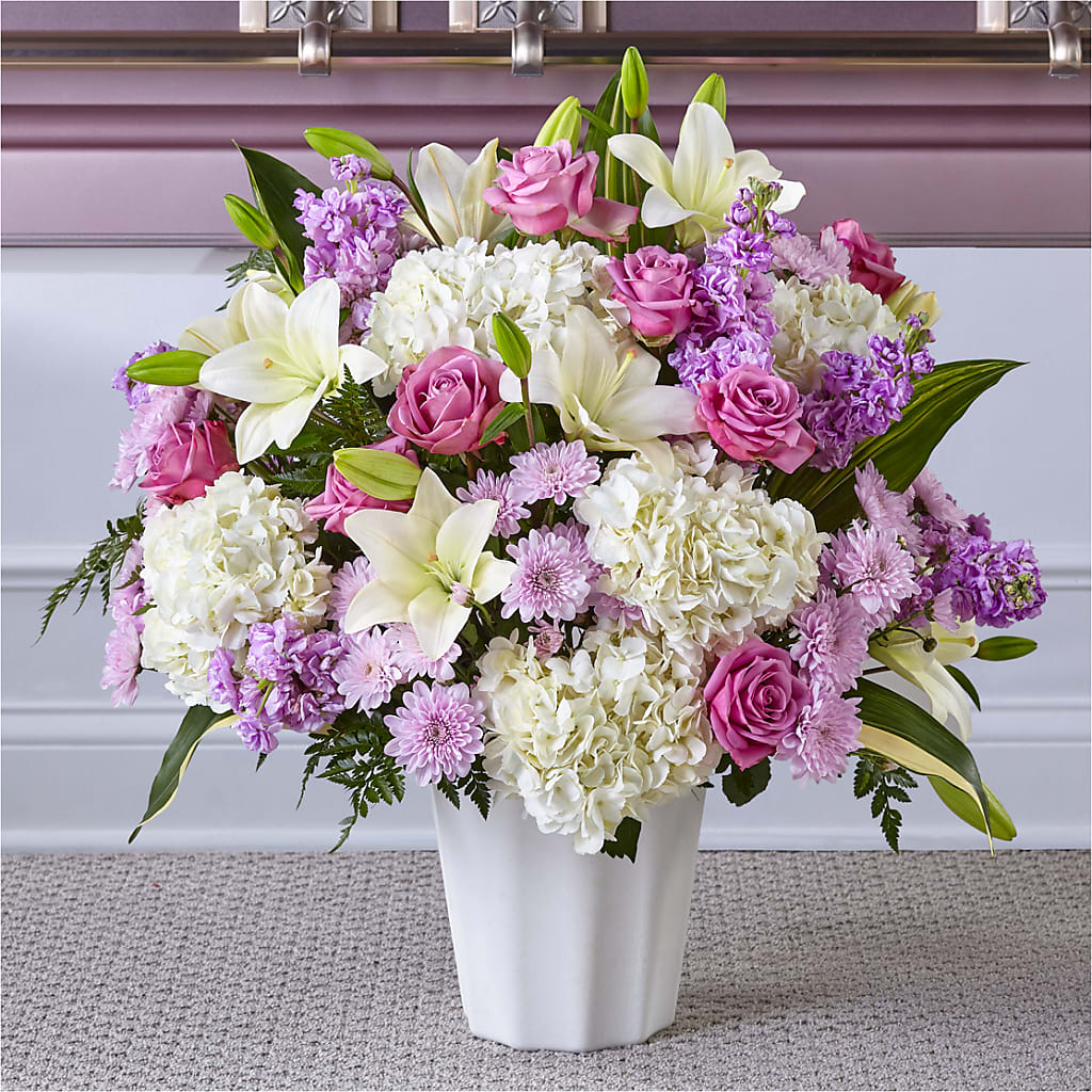 Heaven Sent Floor Basket – Karnation Korner Florist, Dunedin FL