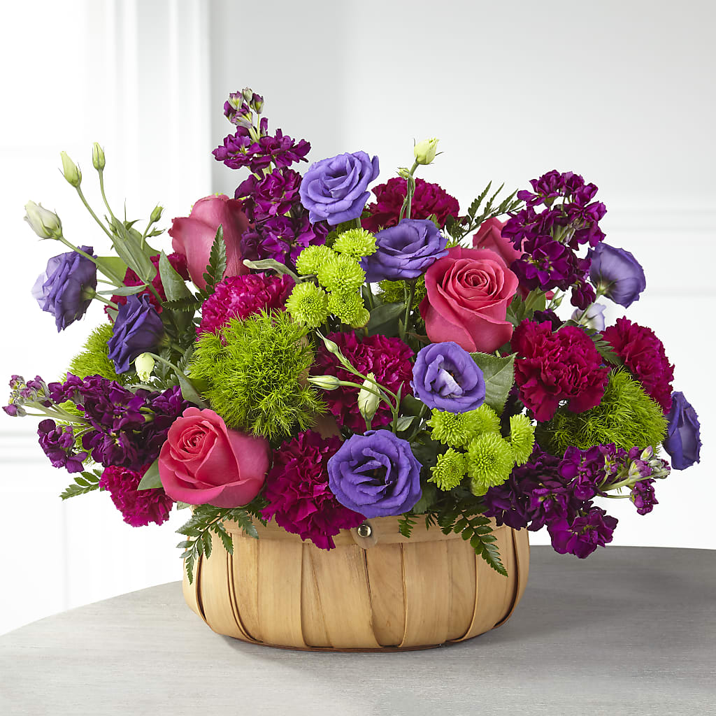 Serene Sanctuary Basket – Karnation Korner Florist, Dunedin FL