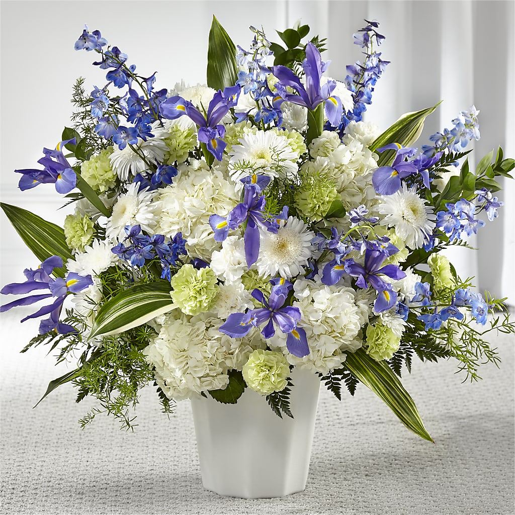 Soft Serenity Floor Basket – Karnation Korner Florist, Dunedin FL
