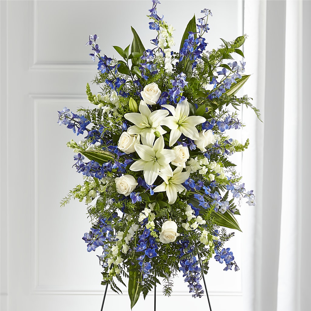 Faithful Friend Standing Spray – Karnation Korner Florist, Dunedin FL