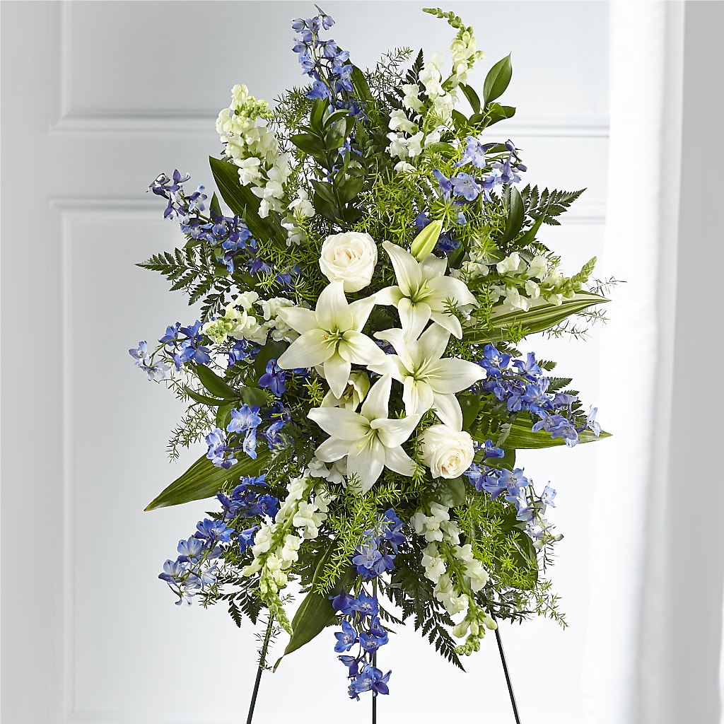 Faithful Friend Standing Spray – Karnation Korner Florist, Dunedin FL