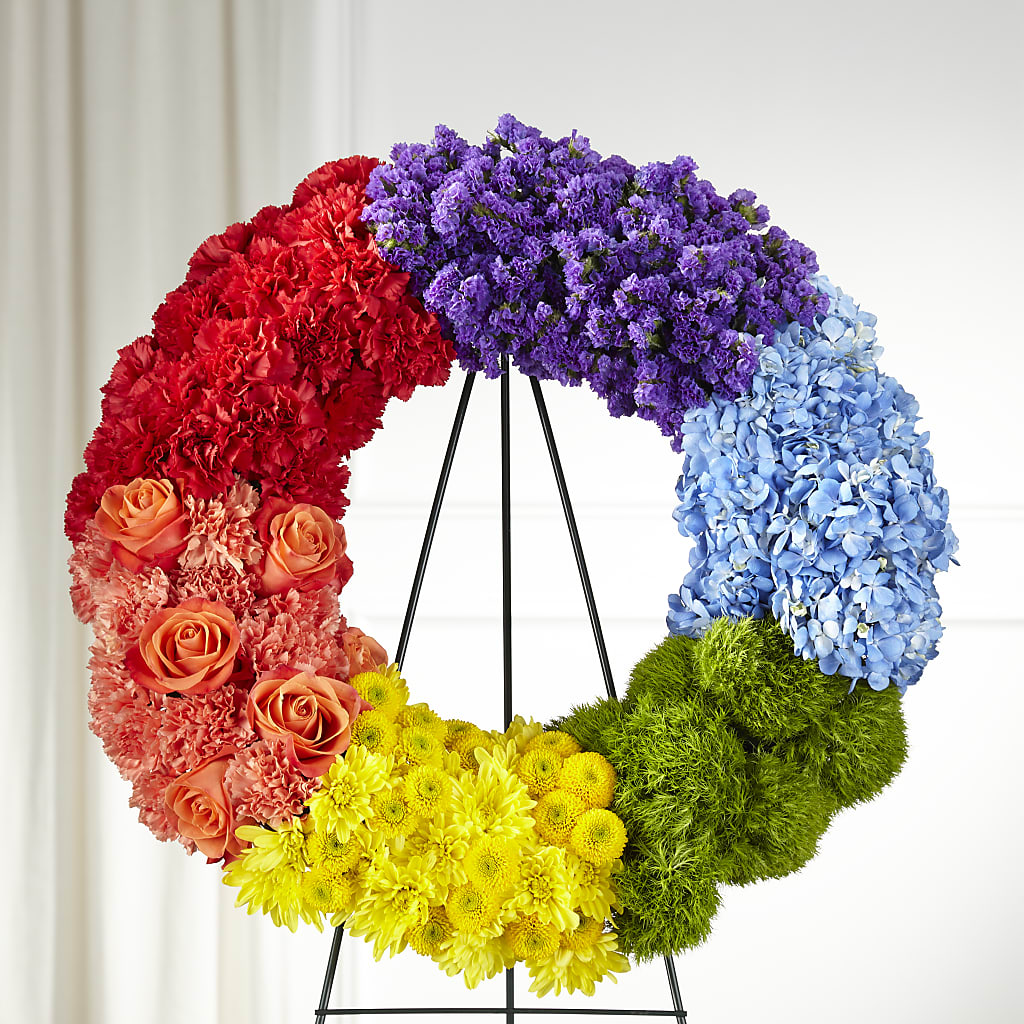 Circle of Love Wreath – Karnation Korner Florist, Dunedin FL