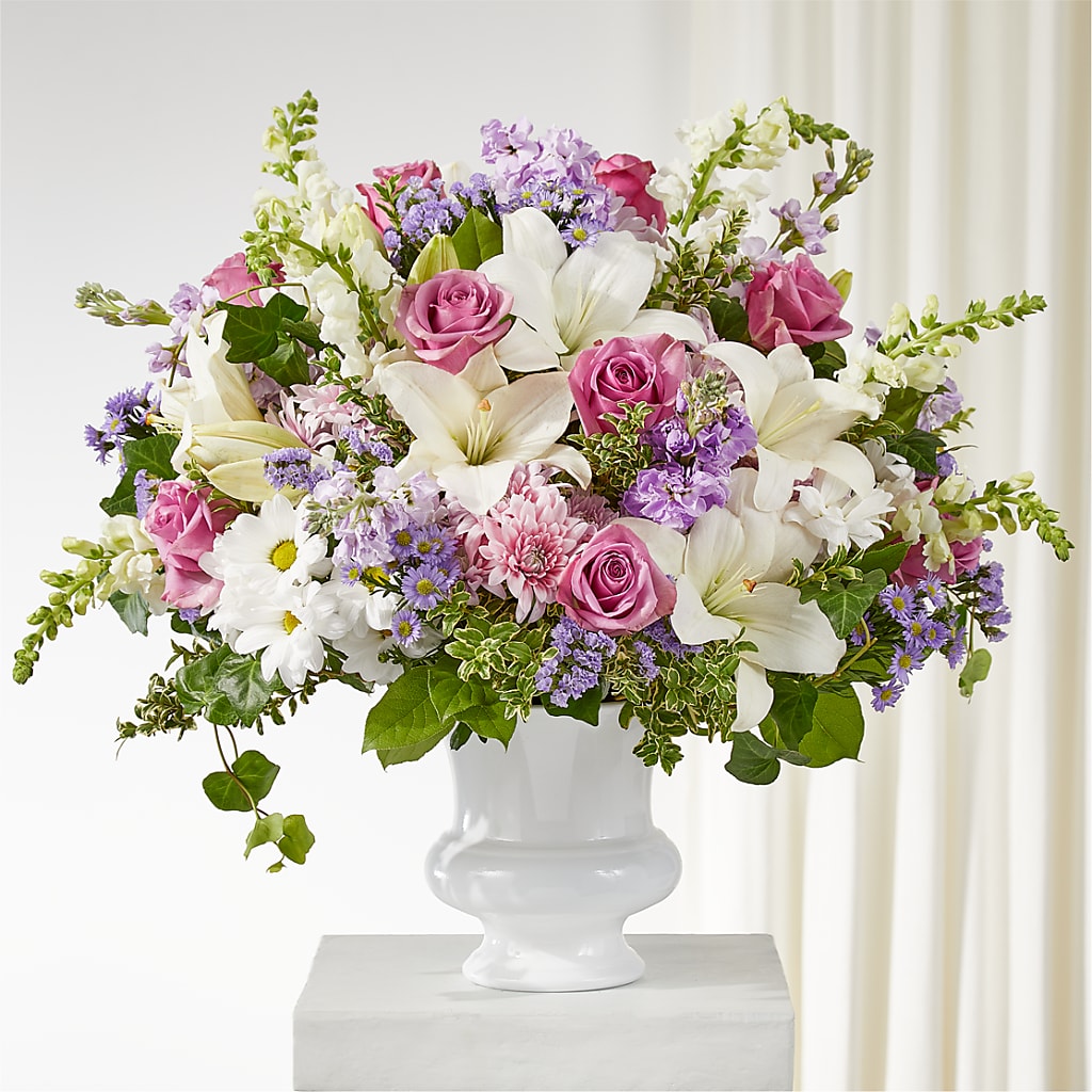 Remarkable Life Urn Arrangement – Karnation Korner Florist, Dunedin FL