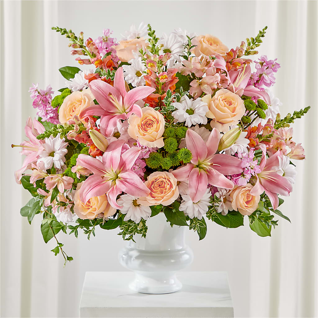 Heartfelt Gesture Urn Arrangement – Karnation Korner Florist, Dunedin FL