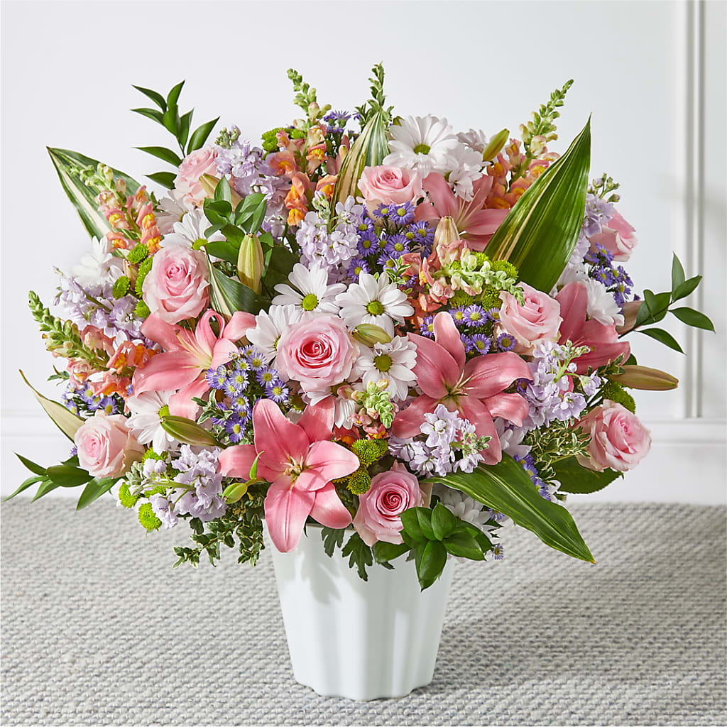 Abundant Compassion Floor Basket – Karnation Korner Florist, Dunedin FL