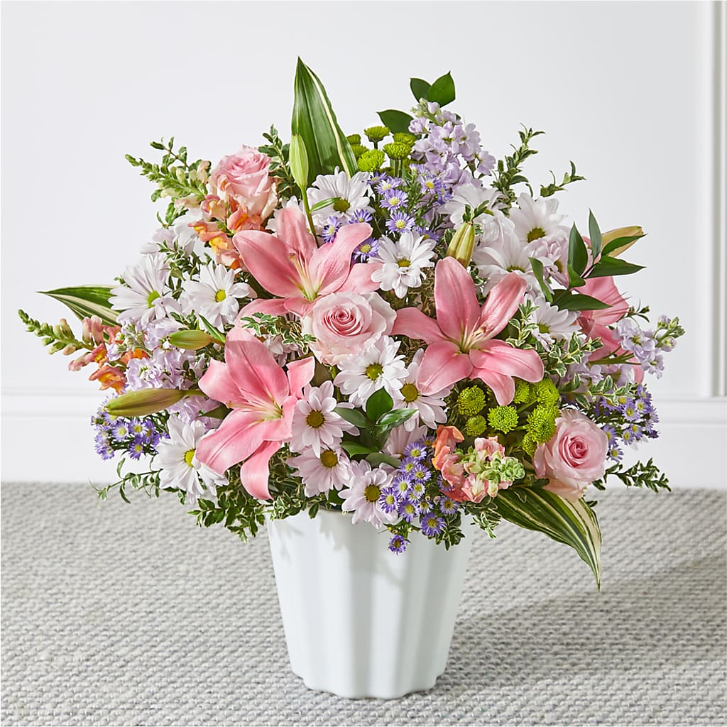 Abundant Compassion Floor Basket – Karnation Korner Florist, Dunedin FL