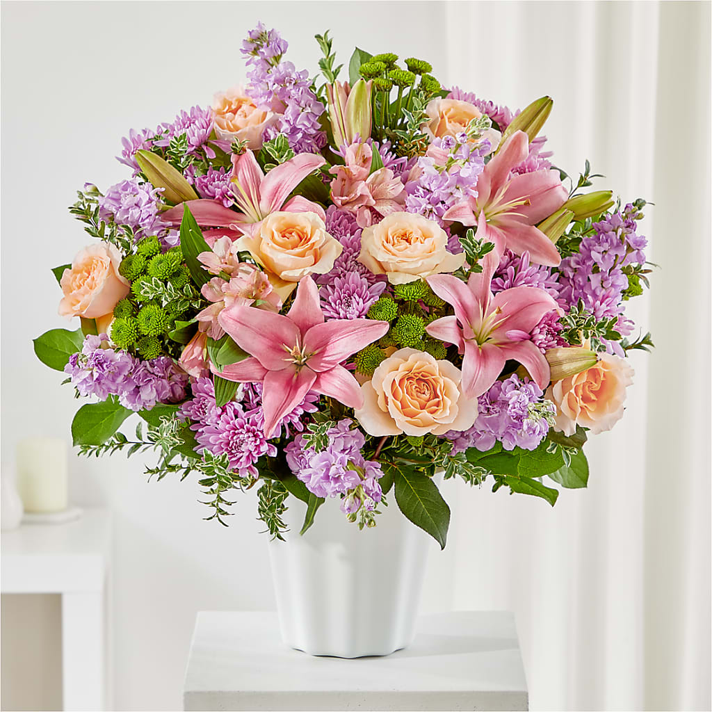Supportive Embrace Tabletop Basket – Karnation Korner Florist, Dunedin FL