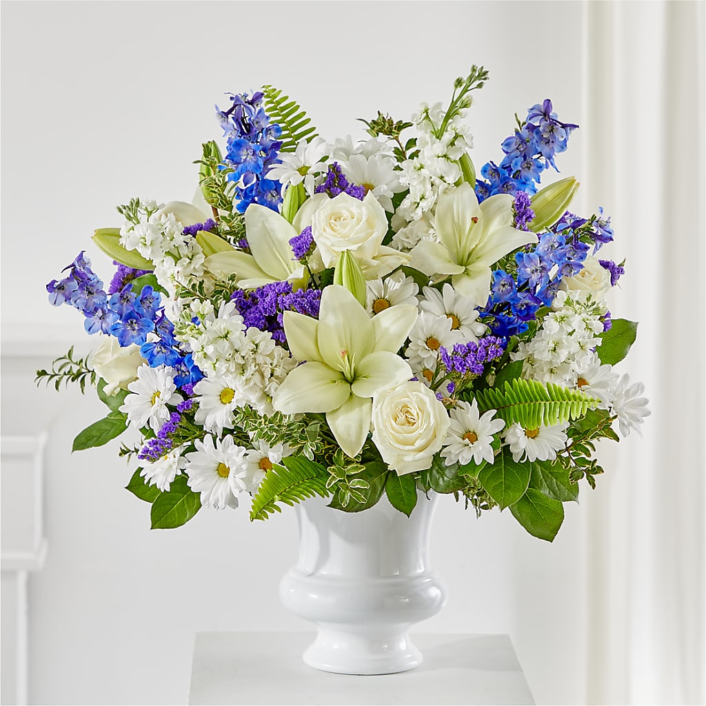 Expressions of Hope Urn Arrangement – Karnation Korner Florist, Dunedin FL