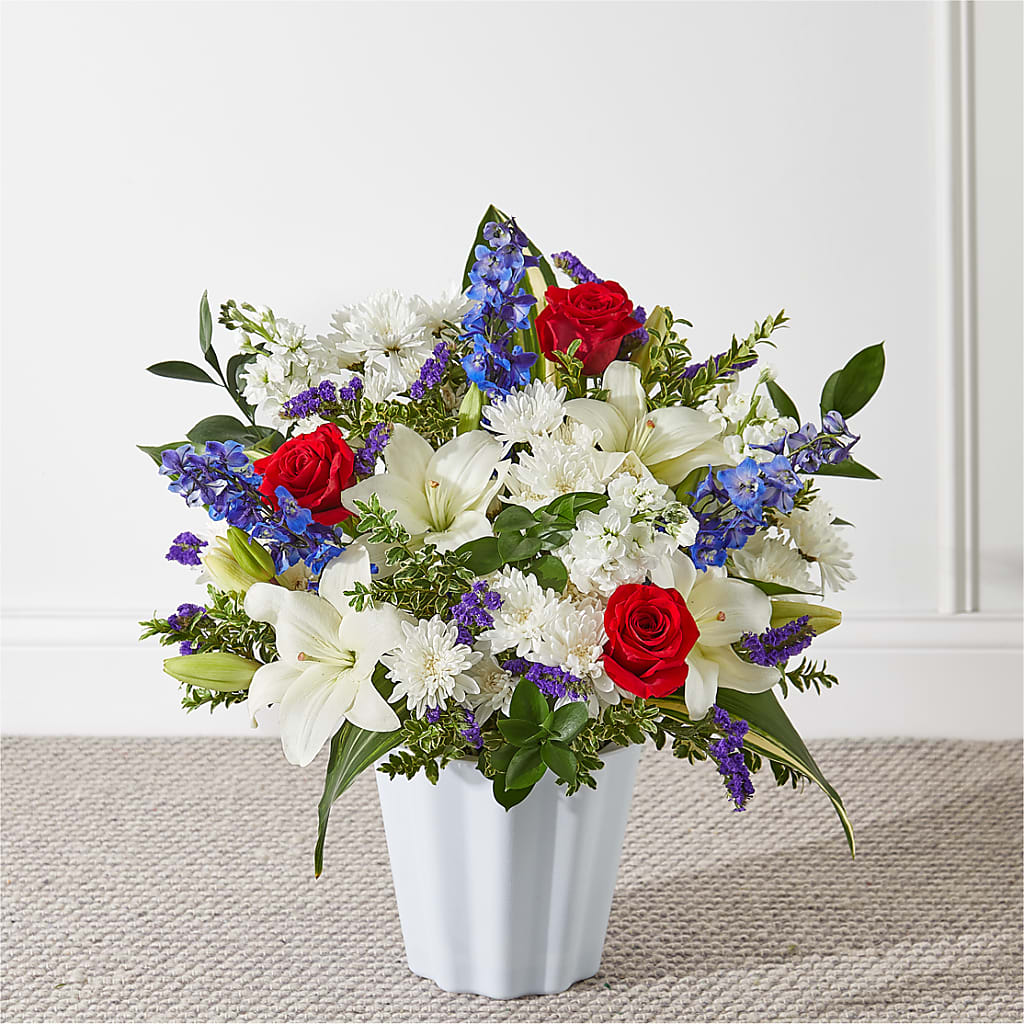 Consoled Floor Basket – Karnation Korner Florist, Dunedin FL