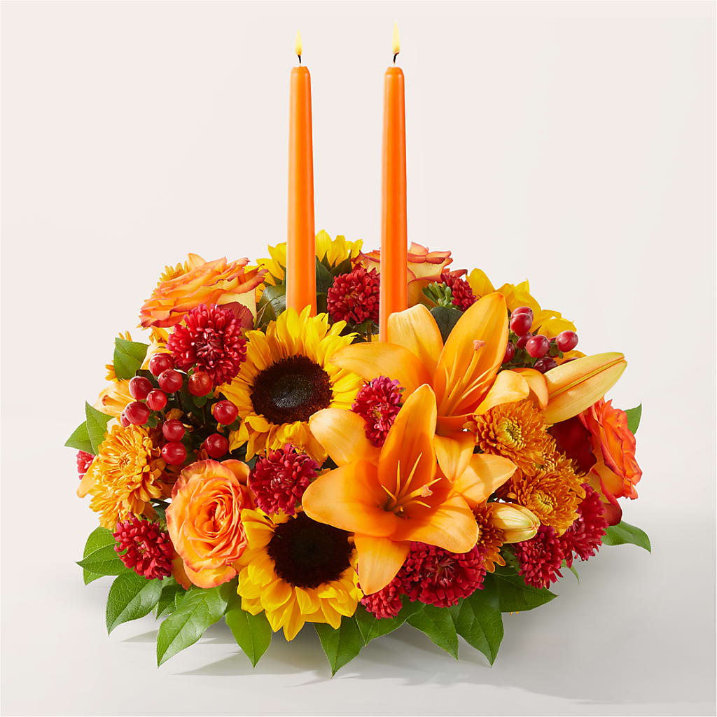 Grateful Centerpiece – Karnation Korner Florist, Dunedin FL