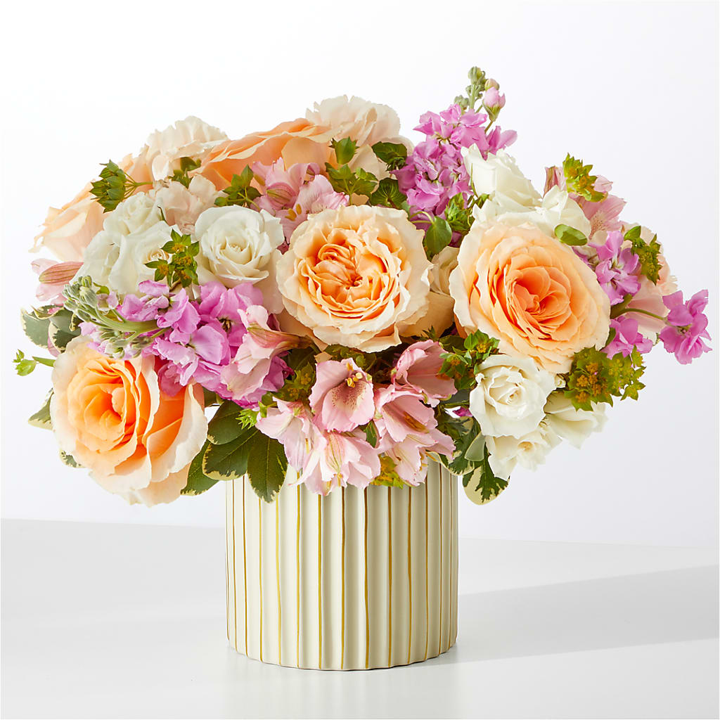 Paradise Bouquet with Ivory Vase – Karnation Korner Florist, Dunedin FL
