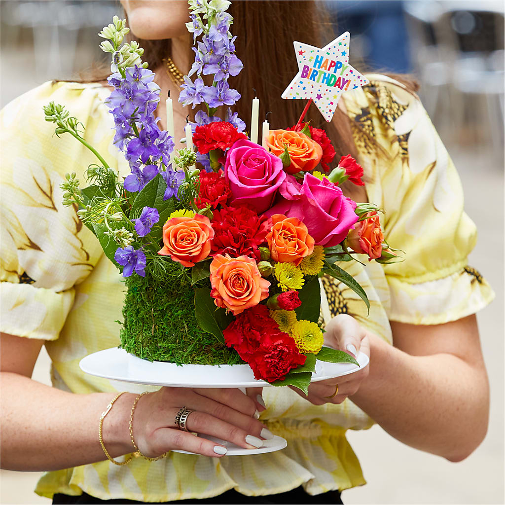Best Year Yet Floral Cake – Karnation Korner Florist, Dunedin FL