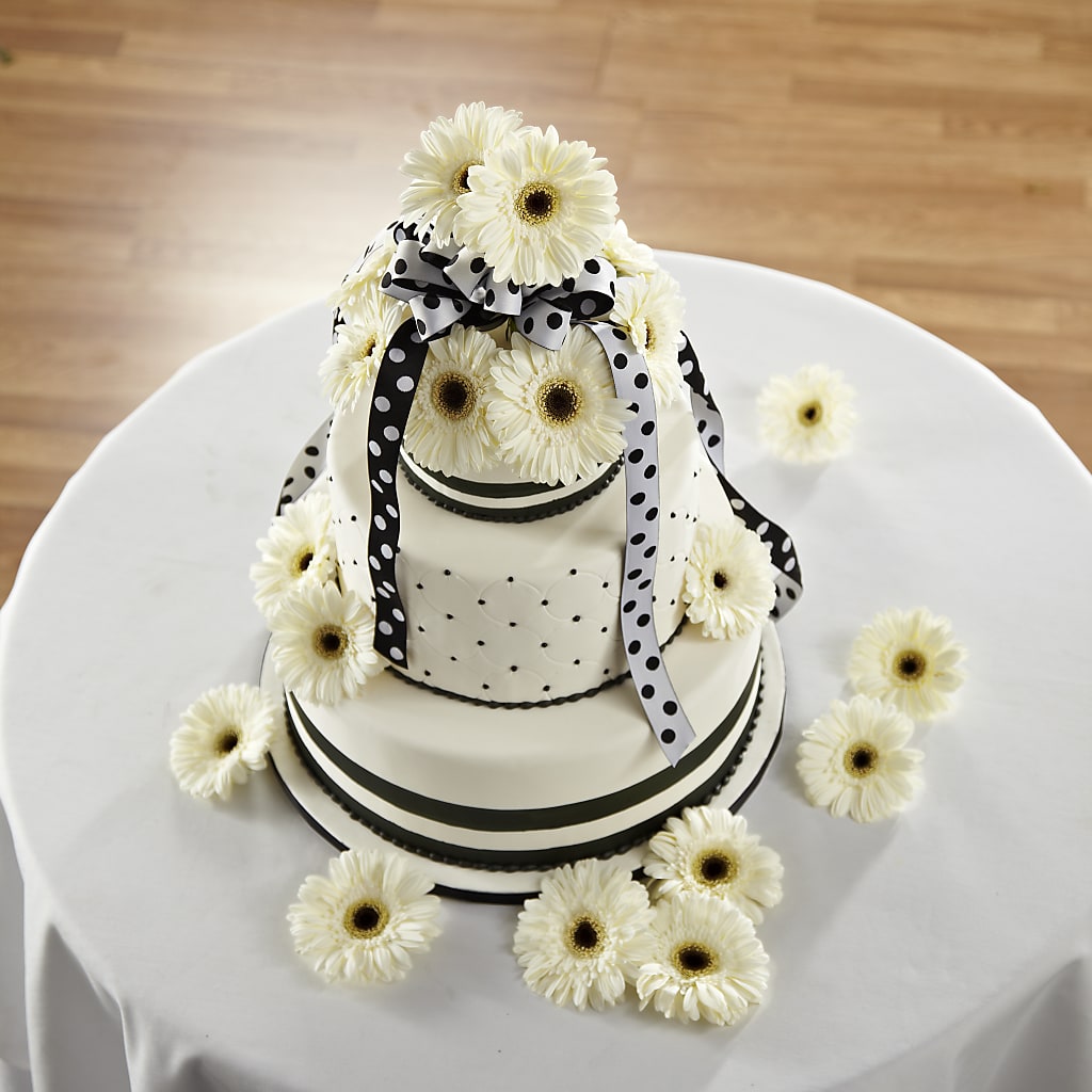 Simple Sophistication Cake Décor – Karnation Korner Florist, Dunedin FL