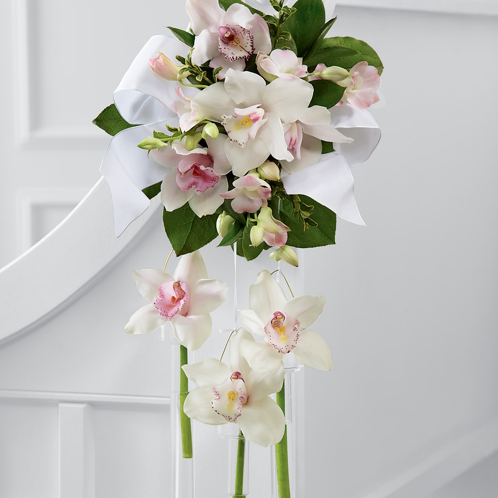 Perfect Entrance Pew Arrangement – Karnation Korner Florist, Dunedin FL