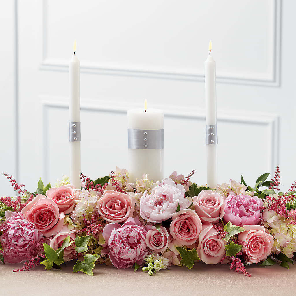 Worldwide Romance Unity Candle Arrangement – Karnation Korner Florist, Dunedin FL