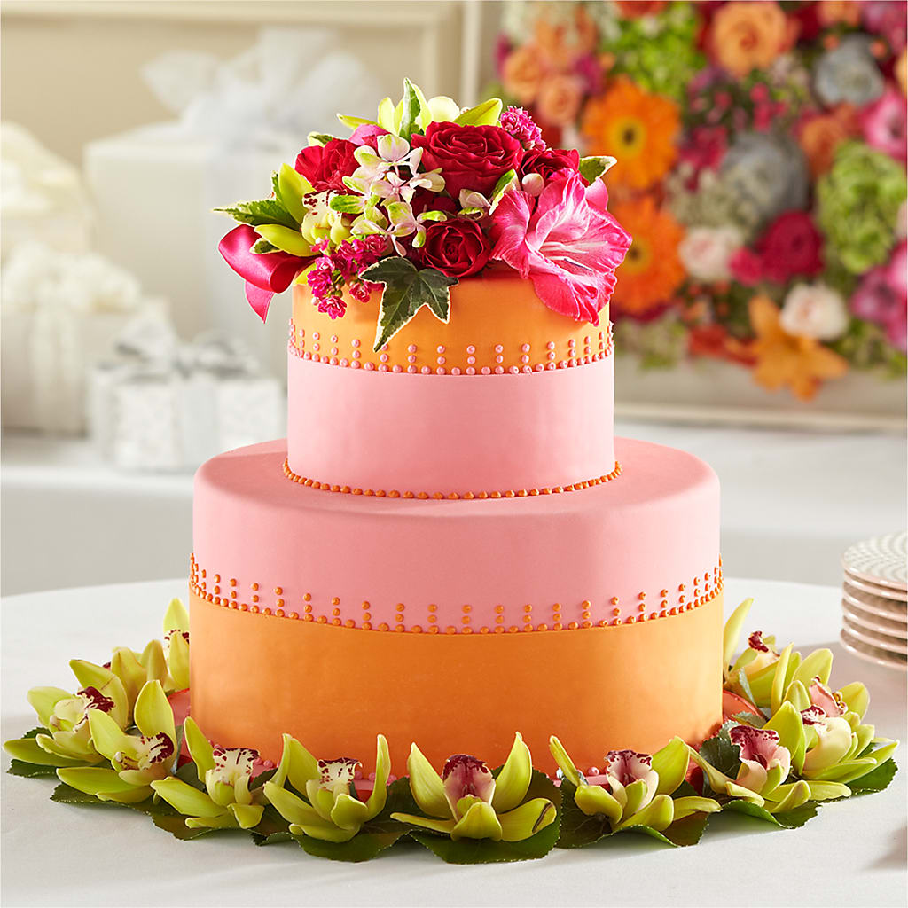 Sweet Citrus Cake Decor – Karnation Korner Florist, Dunedin FL