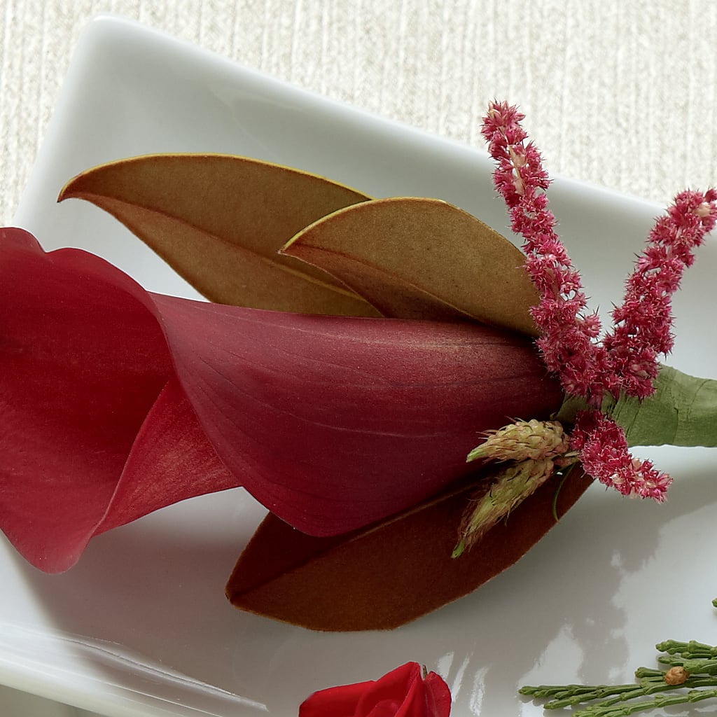 Red Calla Boutonniere – Karnation Korner Florist, Dunedin FL