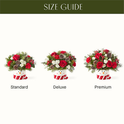 Jolly Snowman Bouquet –  Karnation Korner Florist, Dunedin FL