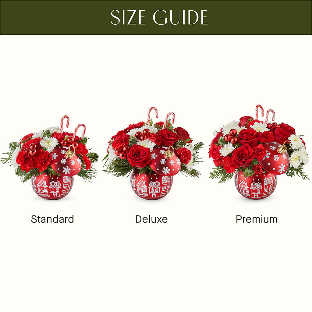 Cheer in the Air Ornament –  Karnation Korner Florist, Dunedin FL