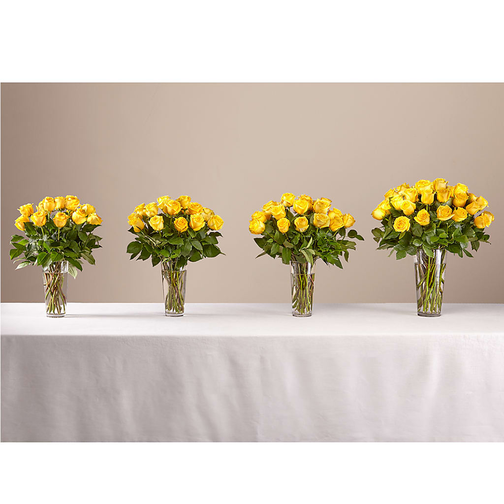 Long Stem Yellow Rose Bouquet –  Karnation Korner Florist, Dunedin FL