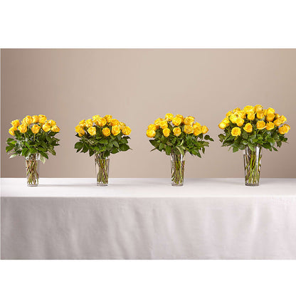 Long Stem Yellow Rose Bouquet –  Karnation Korner Florist, Dunedin FL