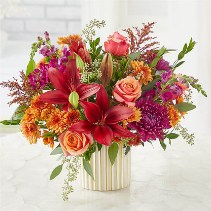 Burgundy Landscape Bouquet –  Karnation Korner Florist, Dunedin FL