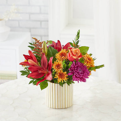 Burgundy Landscape Bouquet –  Karnation Korner Florist, Dunedin FL