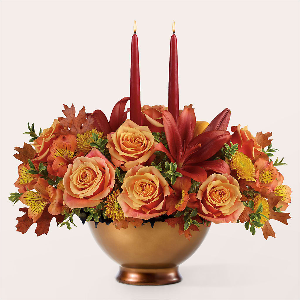 Harvest Table Centerpiece –  Karnation Korner Florist, Dunedin FL