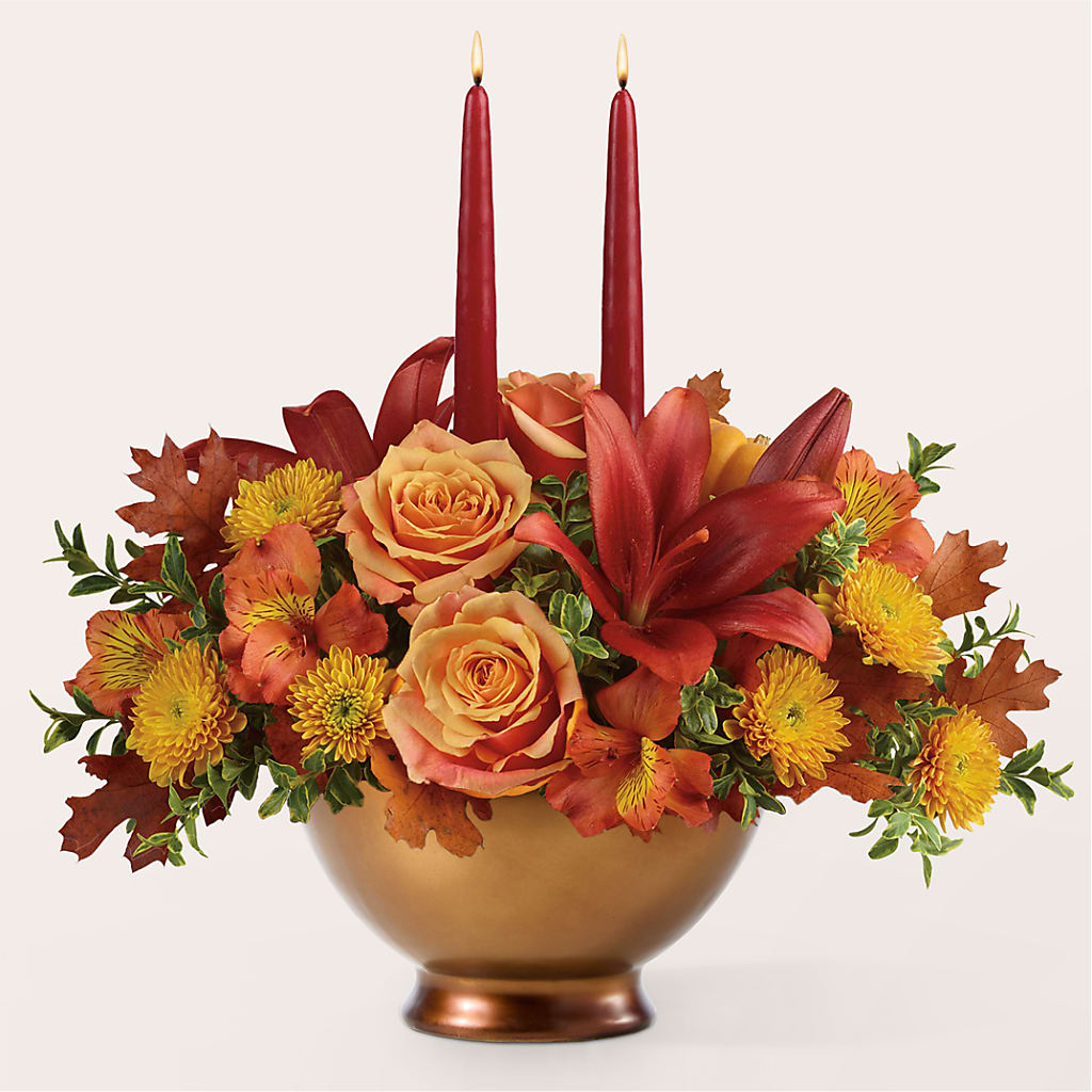 Harvest Table Centerpiece –  Karnation Korner Florist, Dunedin FL