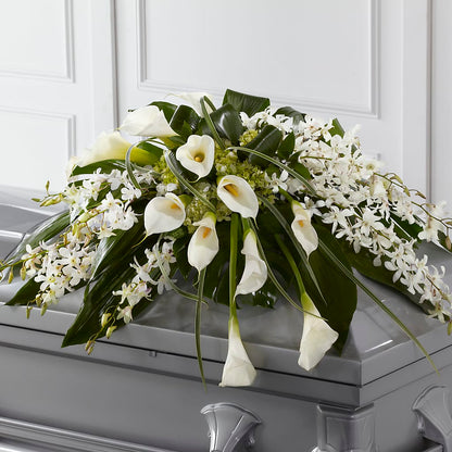 Angel Wings Casket Spray –  Karnation Korner Florist, Dunedin FL