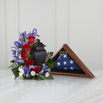 Patriotic Tribute Arrangement –  Karnation Korner Florist, Dunedin FL