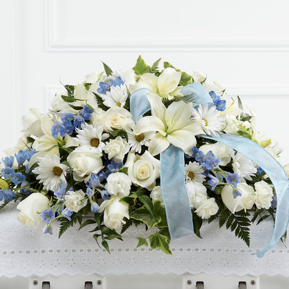 Tender Treasure Casket Spray –  Karnation Korner Florist, Dunedin FL