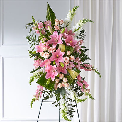 Elegant Embrace Standing Spray –  Karnation Korner Florist, Dunedin FL